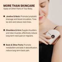 LUX1 Electric Gua Sha Facial Sculpting Tool - 3 Heat & Vibration Levels for Anti-Aging Neck & Face Lift, Rechargeable 1000mAh Battery